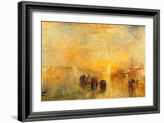 Going to the Ball, Venice, 1846-J M W Turner-Framed Giclee Print