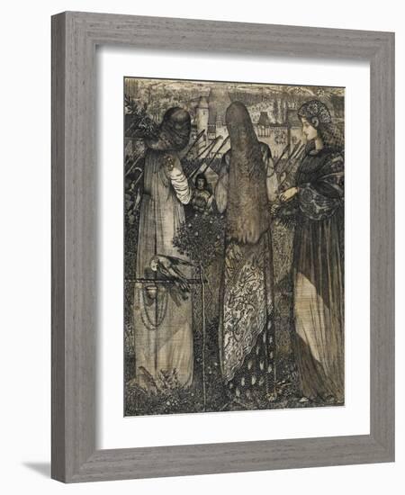 Going to the Battle, 1858-Edward Burne-Jones-Framed Giclee Print