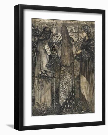 Going to the Battle, 1858-Edward Burne-Jones-Framed Giclee Print