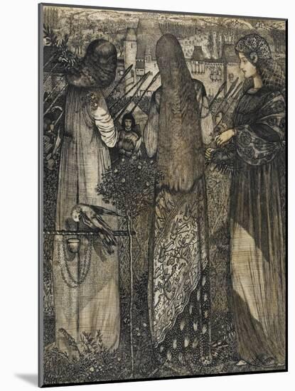 Going to the Battle, 1858-Edward Burne-Jones-Mounted Giclee Print