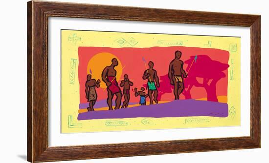 Going to the Ceremony-Gerry Baptist-Framed Giclee Print