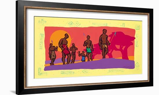 Going to the Ceremony-Gerry Baptist-Framed Giclee Print