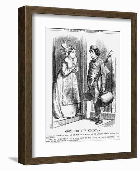 Going to the Country, 1868-John Tenniel-Framed Giclee Print