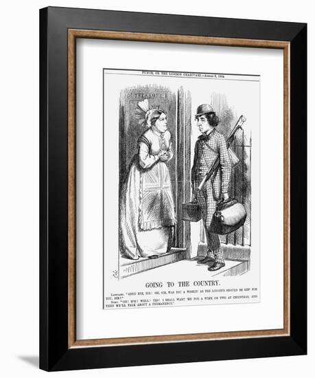 Going to the Country, 1868-John Tenniel-Framed Giclee Print