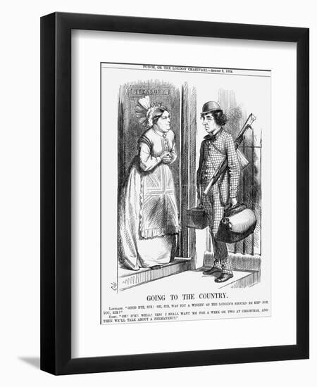 Going to the Country, 1868-John Tenniel-Framed Giclee Print