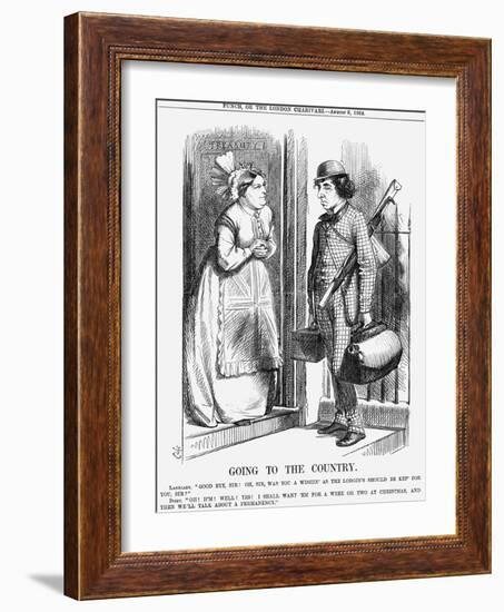 Going to the Country, 1868-John Tenniel-Framed Giclee Print