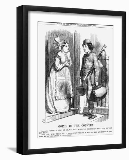 Going to the Country, 1868-John Tenniel-Framed Giclee Print