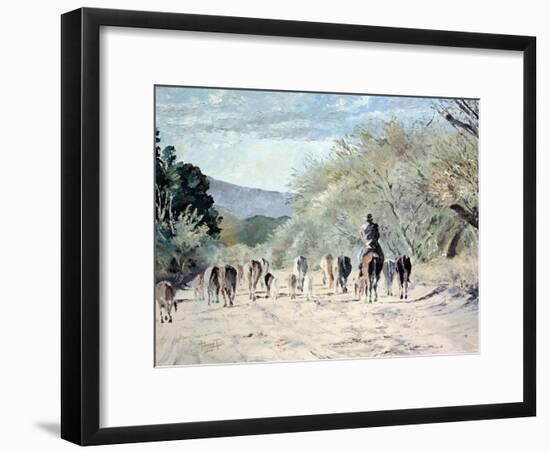 Going to the Hills, 2010-Cruz Jurado Traverso-Framed Giclee Print