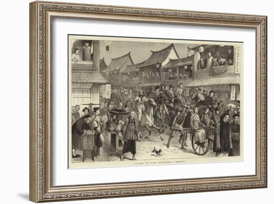 Going to the Shanghai Derby-null-Framed Giclee Print