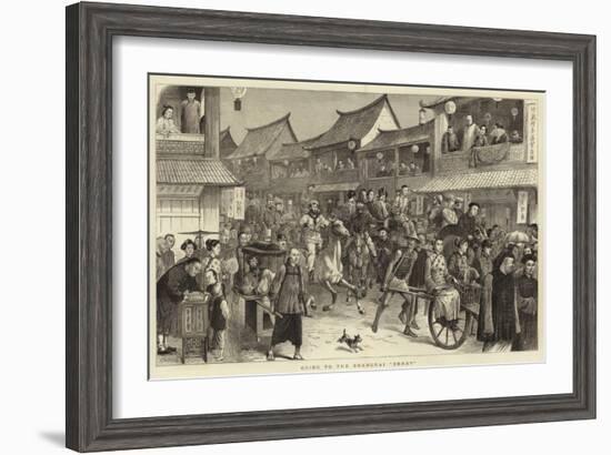 Going to the Shanghai Derby-null-Framed Giclee Print