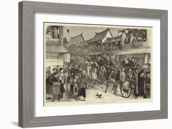 Going to the Shanghai Derby-null-Framed Giclee Print