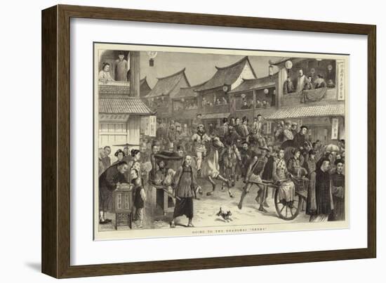 Going to the Shanghai Derby-null-Framed Giclee Print