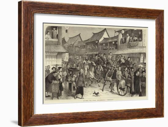 Going to the Shanghai Derby-null-Framed Giclee Print