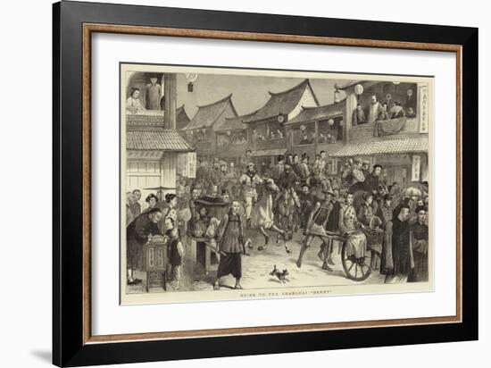 Going to the Shanghai Derby-null-Framed Giclee Print