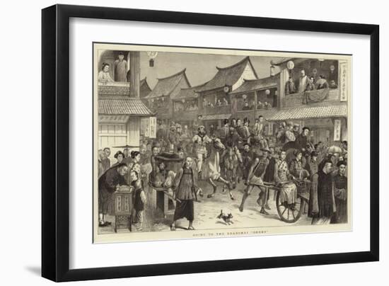 Going to the Shanghai Derby-null-Framed Giclee Print