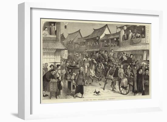 Going to the Shanghai Derby-null-Framed Giclee Print