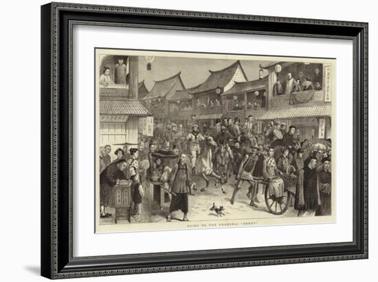 Going to the Shanghai Derby-null-Framed Giclee Print