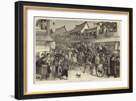 Going to the Shanghai Derby-null-Framed Giclee Print