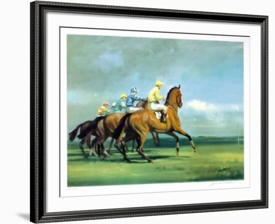 Going to the Start-Frank Wootton-Framed Limited Edition