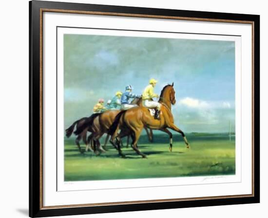 Going to the Start-Frank Wootton-Framed Limited Edition