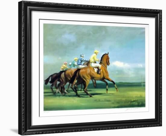 Going to the Start-Frank Wootton-Framed Limited Edition