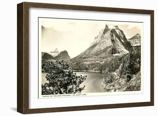 Going to the Sun Highway, Glacier Park, Montana-null-Framed Art Print