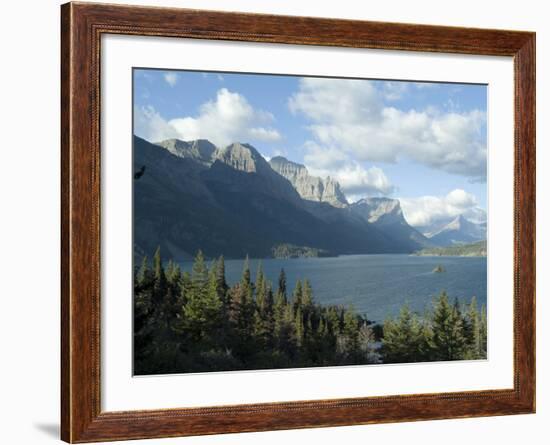 Going to the Sun Road, Glacier National Park, Montana, USA-Ethel Davies-Framed Photographic Print