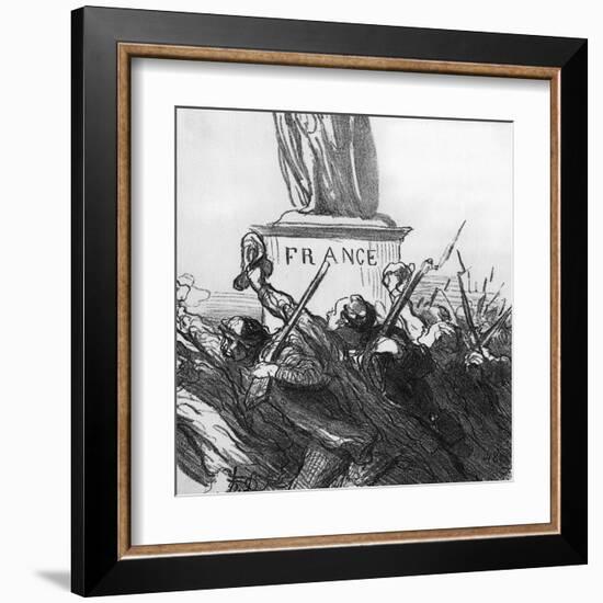 Going to War-Honore Daumier-Framed Art Print