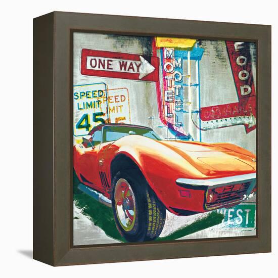 Going West-Ray Foster-Framed Stretched Canvas