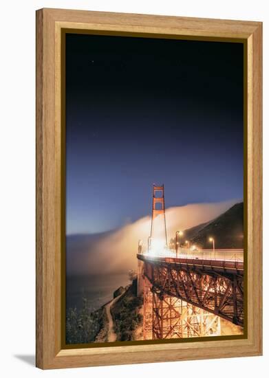Going With The Flow Morning Fog Golden Gate Bridge Vista-Vincent James-Framed Premier Image Canvas