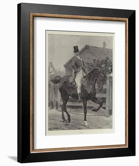 Going-Richard Caton Woodville II-Framed Giclee Print