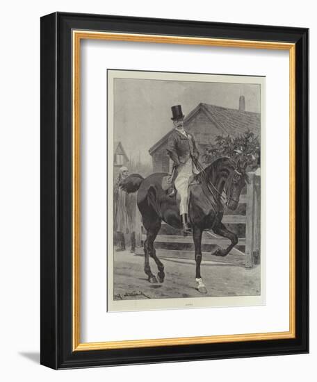 Going-Richard Caton Woodville II-Framed Giclee Print