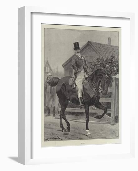 Going-Richard Caton Woodville II-Framed Giclee Print