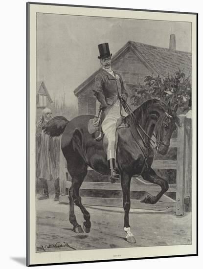Going-Richard Caton Woodville II-Mounted Giclee Print