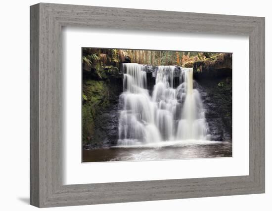 Goitstock Waterfall, Cullingworth, Yorkshire, England, United Kingdom, Europe-Mark Sunderland-Framed Photographic Print