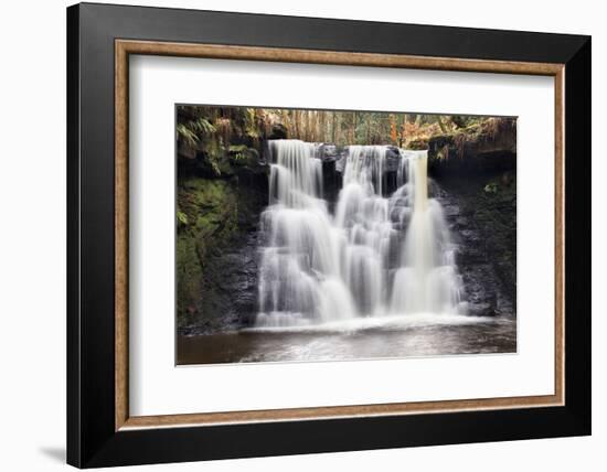 Goitstock Waterfall, Cullingworth, Yorkshire, England, United Kingdom, Europe-Mark Sunderland-Framed Photographic Print