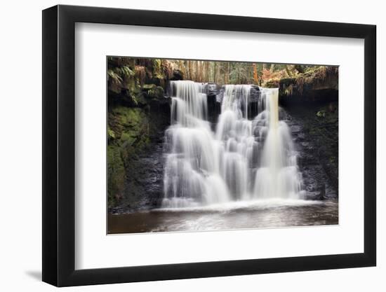 Goitstock Waterfall, Cullingworth, Yorkshire, England, United Kingdom, Europe-Mark Sunderland-Framed Photographic Print