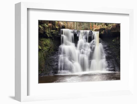 Goitstock Waterfall, Cullingworth, Yorkshire, England, United Kingdom, Europe-Mark Sunderland-Framed Photographic Print