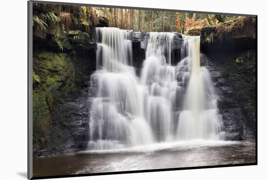 Goitstock Waterfall, Cullingworth, Yorkshire, England, United Kingdom, Europe-Mark Sunderland-Mounted Photographic Print