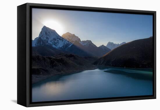 Gokyo Lake in the Everest Region, Himalayas, Nepal, Asia-Alex Treadway-Framed Premier Image Canvas