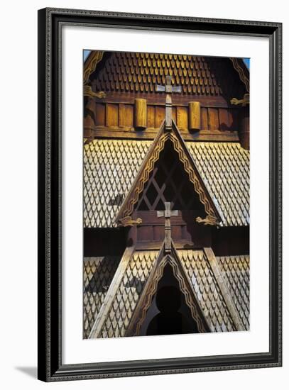 Gol Stave Church, Norwegian Folk Museum, Bygdoy Peninsula, Oslo, Norway, Scandinavia, Europe-Doug Pearson-Framed Photographic Print