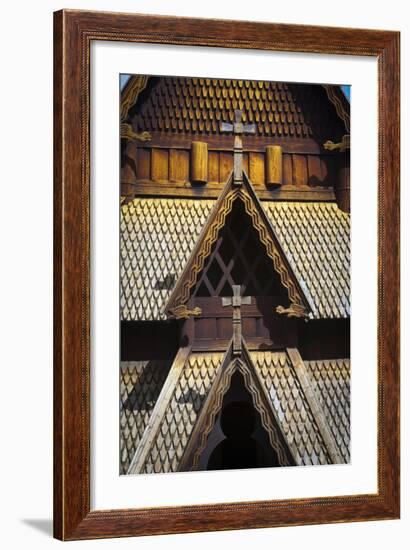 Gol Stave Church, Norwegian Folk Museum, Bygdoy Peninsula, Oslo, Norway, Scandinavia, Europe-Doug Pearson-Framed Photographic Print