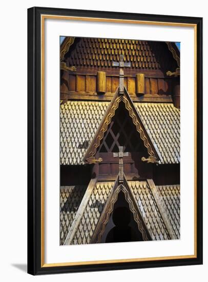 Gol Stave Church, Norwegian Folk Museum, Bygdoy Peninsula, Oslo, Norway, Scandinavia, Europe-Doug Pearson-Framed Photographic Print