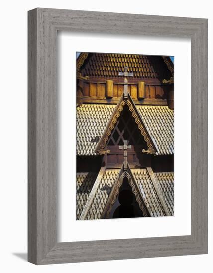 Gol Stave Church, Norwegian Folk Museum, Bygdoy Peninsula, Oslo, Norway, Scandinavia, Europe-Doug Pearson-Framed Photographic Print