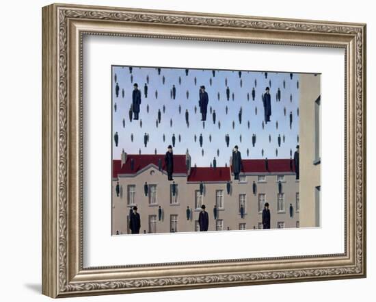 Golconde-Rene Magritte-Framed Art Print