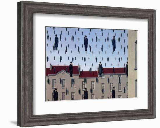 Golconde-Rene Magritte-Framed Art Print