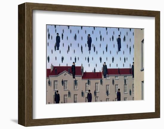 Golconde-Rene Magritte-Framed Art Print