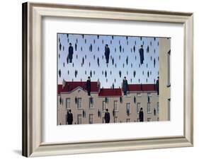 Golconde-Rene Magritte-Framed Art Print