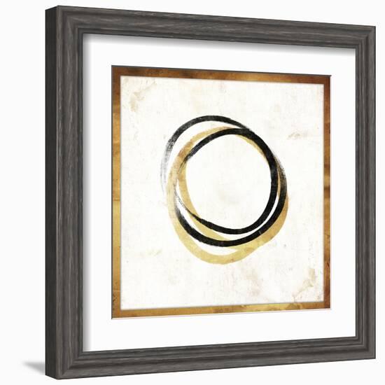 Gold Abstract II-Jace Grey-Framed Art Print