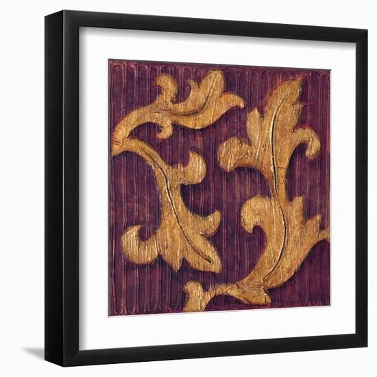 Gold Acanthus I-Jillian Jeffrey-Framed Art Print